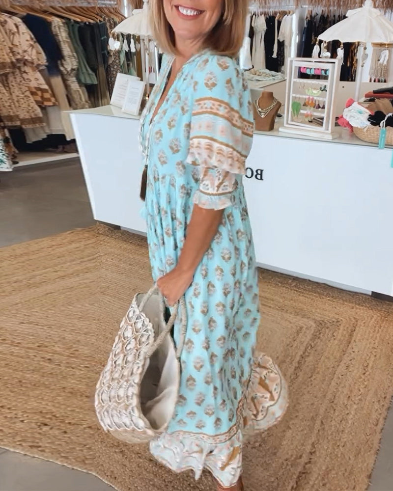 Avery | Boho Maxi Dress