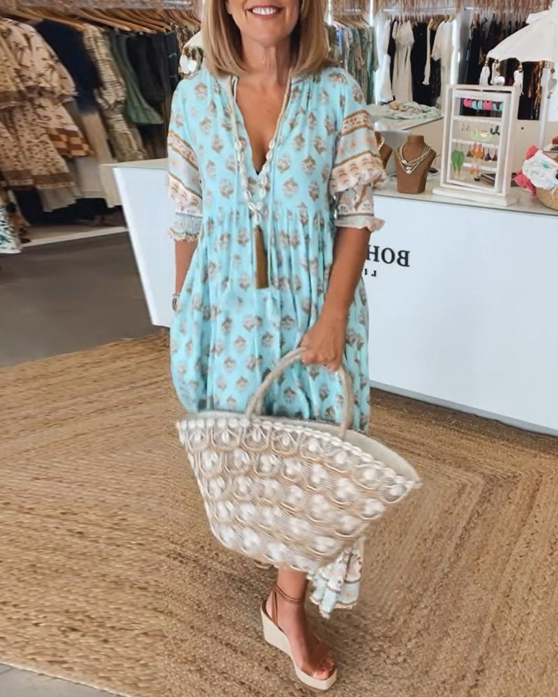 Avery | Boho Maxi Dress