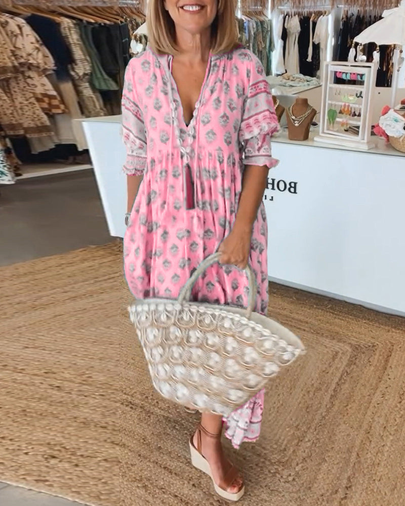 Avery | Boho Maxi Dress
