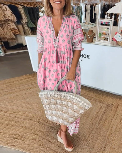 Avery | Boho Maxi Dress