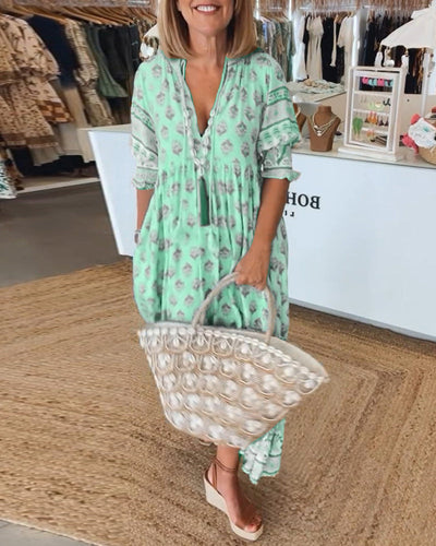 Avery | Boho Maxi Dress