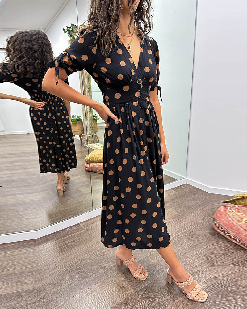 Annalie | Polka Dot Dress