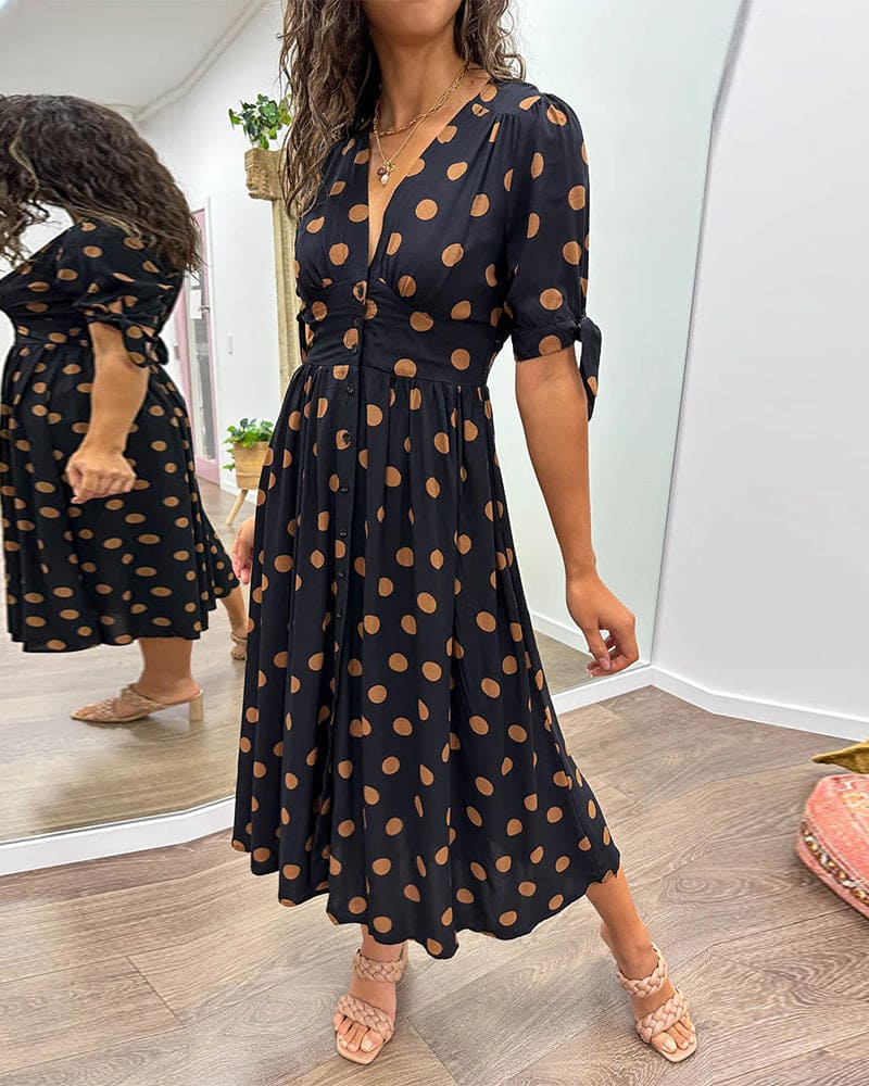 Annalie | Polka Dot Dress