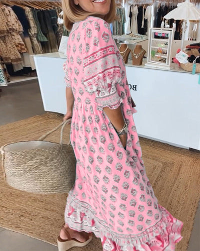 Avery | Boho Maxi Dress