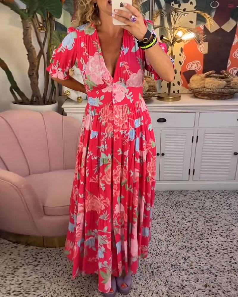 Grace | Floral Maxi Dress