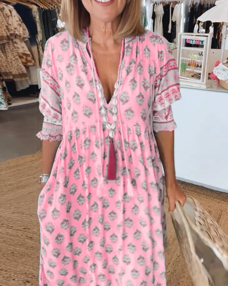 Avery | Boho Maxi Dress