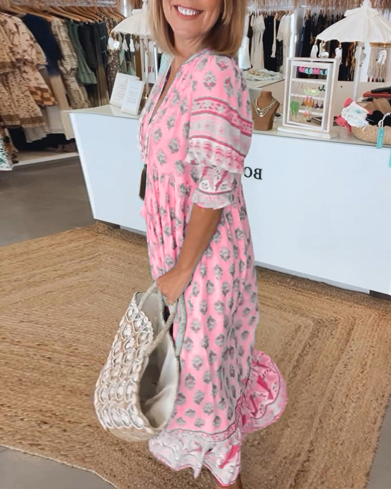Avery | Boho Maxi Dress