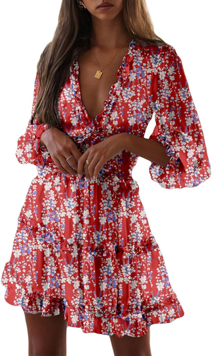 Amaya | Ruffle Mini Dress