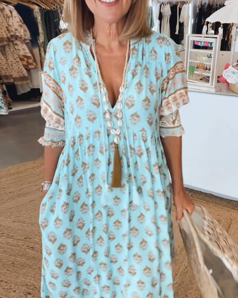 Avery | Boho Maxi Dress