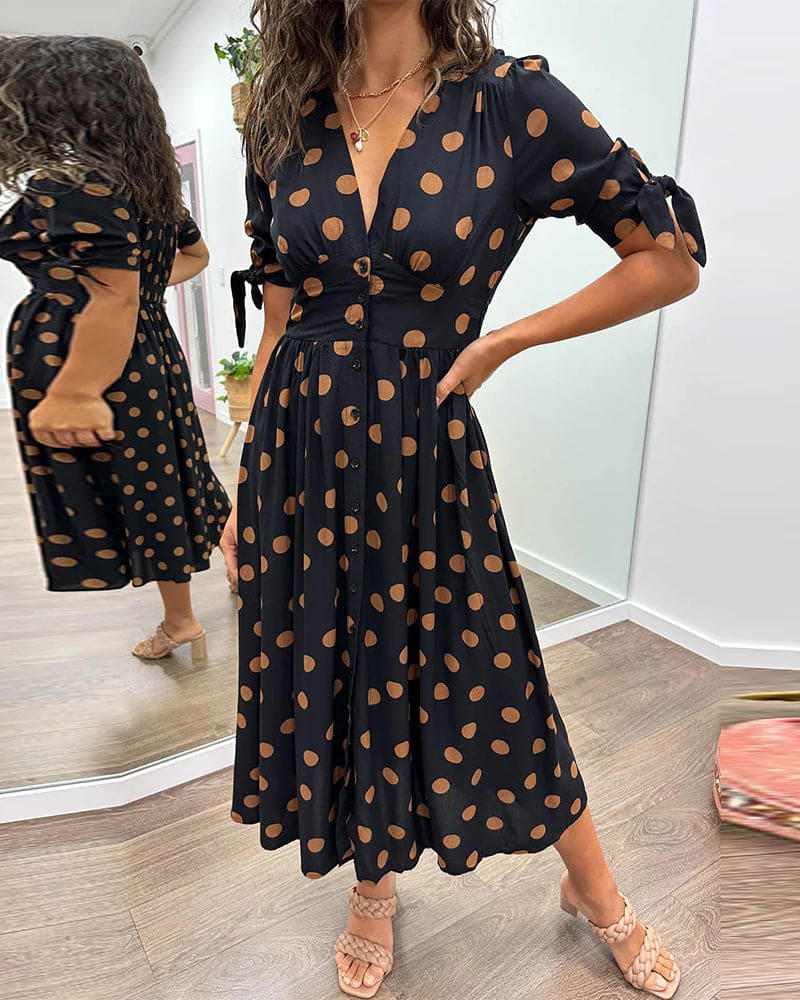 Annalie | Polka Dot Dress