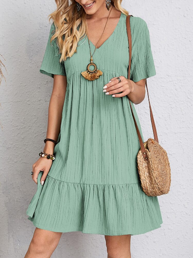 Amily | Ruffle Mini Dress
